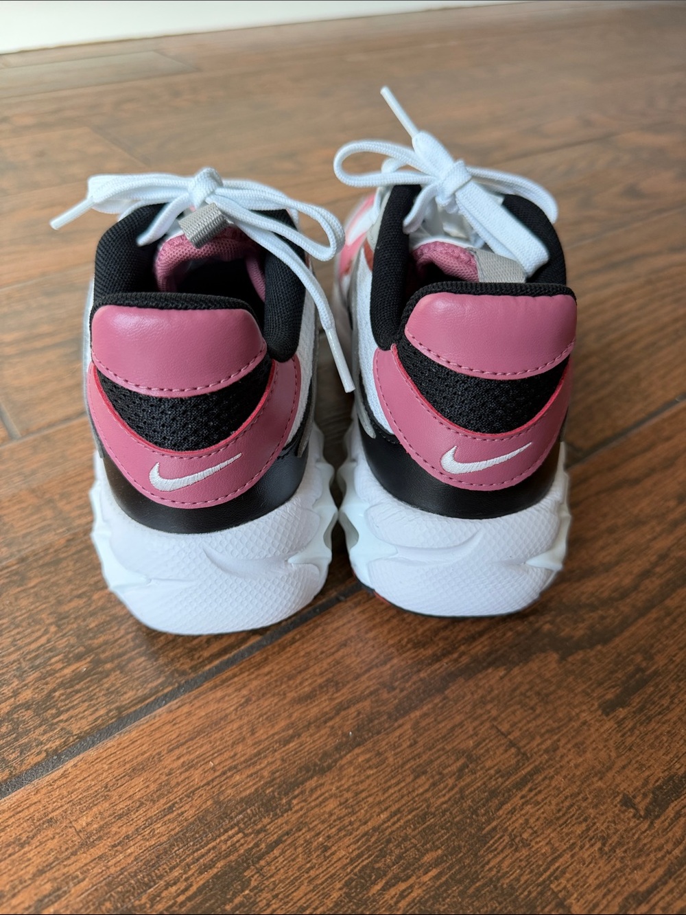 Nike Women's Zoom Air  Pink, White & Gray Mesh Running Sneakers - Picture 3 of 10